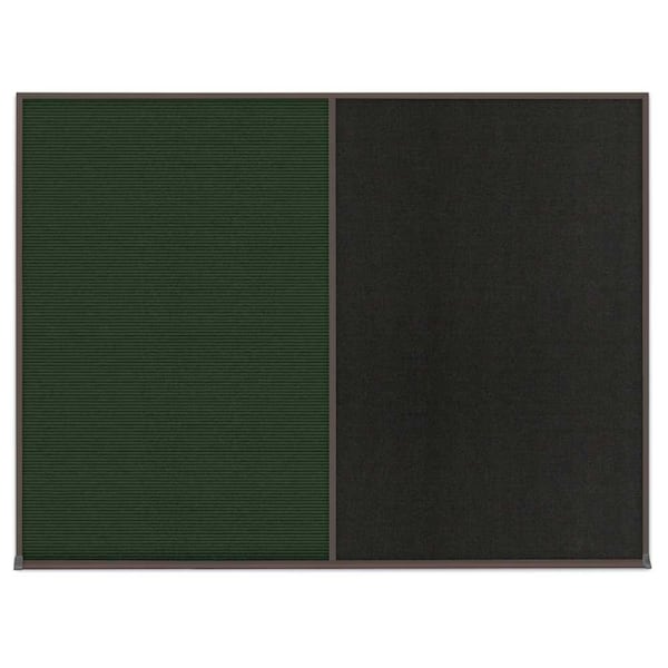 Double Door Radius Corkboard, 42"X32", B